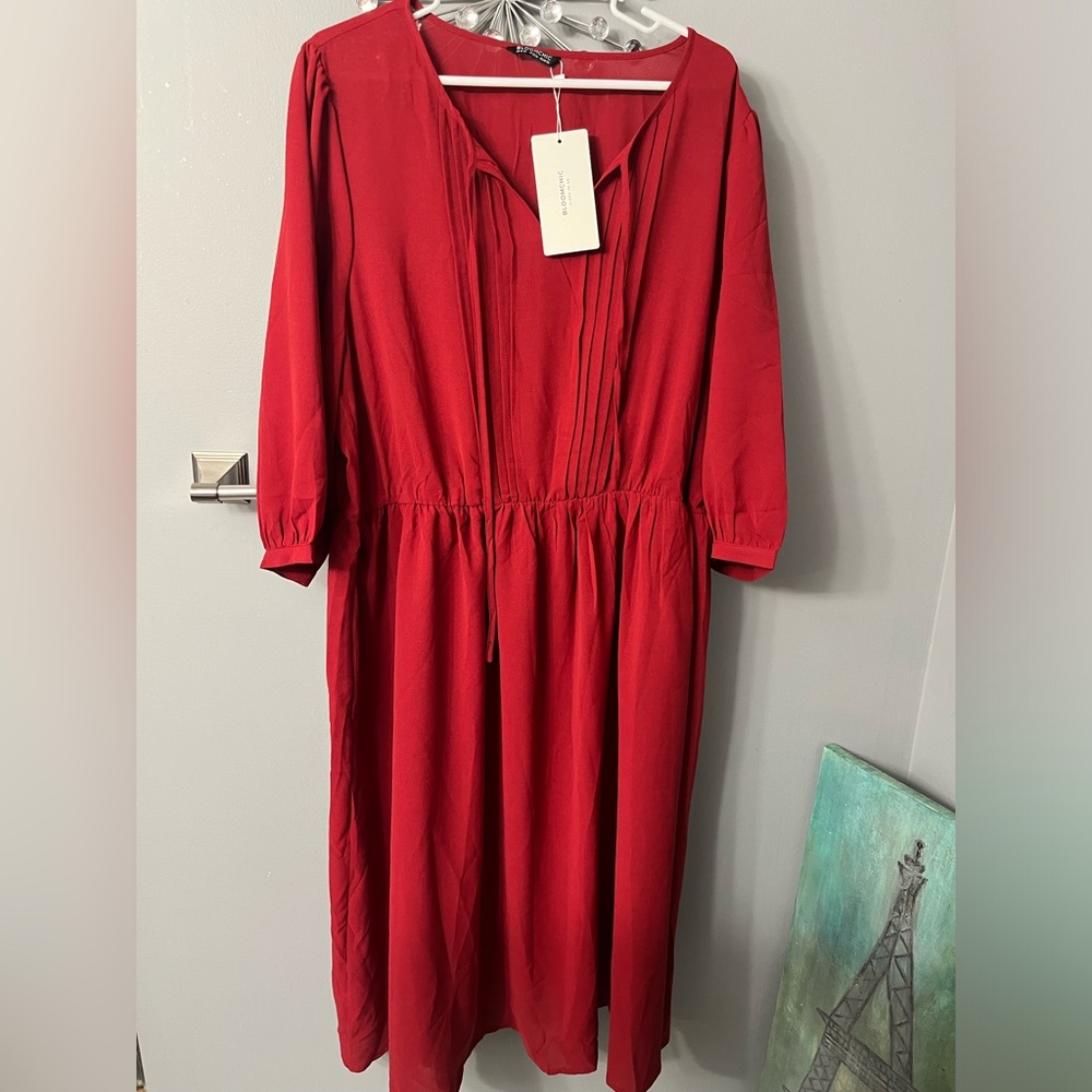 Bloomchic new with tags. Red/burgundy. US 18-20 or XXL